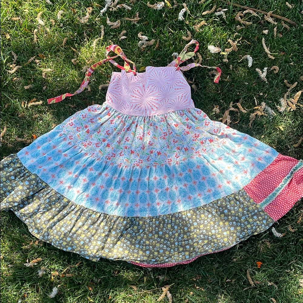 Matilda Jane Girls Club Patchwork Floral Sundress